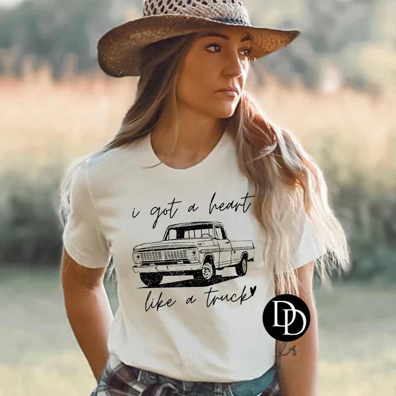 Heart Like A Truck Tee