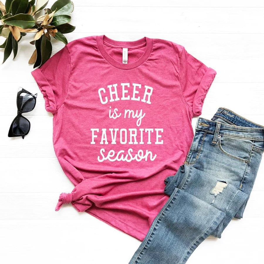 Cheer Is My Favorite Season Tee