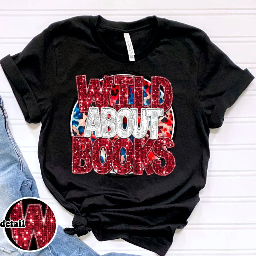 Wild About Books Tee