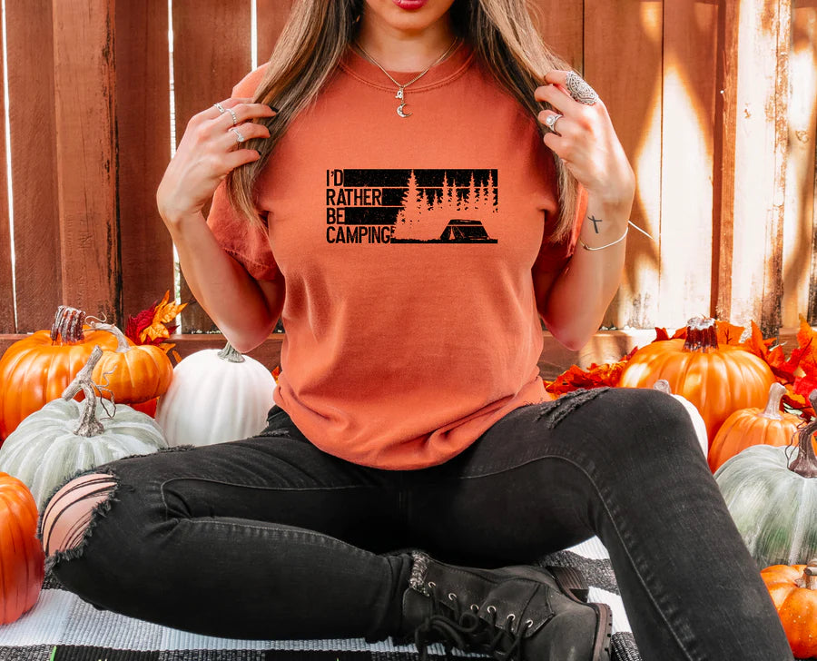 I’d Rather Be Camping Tee