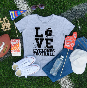 Cyclones Football Tee