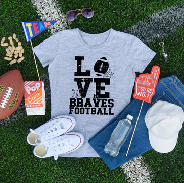 Braves Football Tee