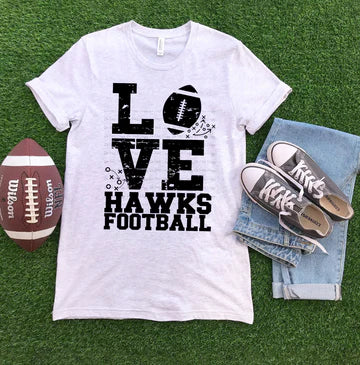 Hawks Football Tee