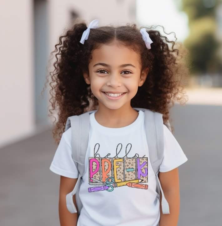 Hello Pre K Tee