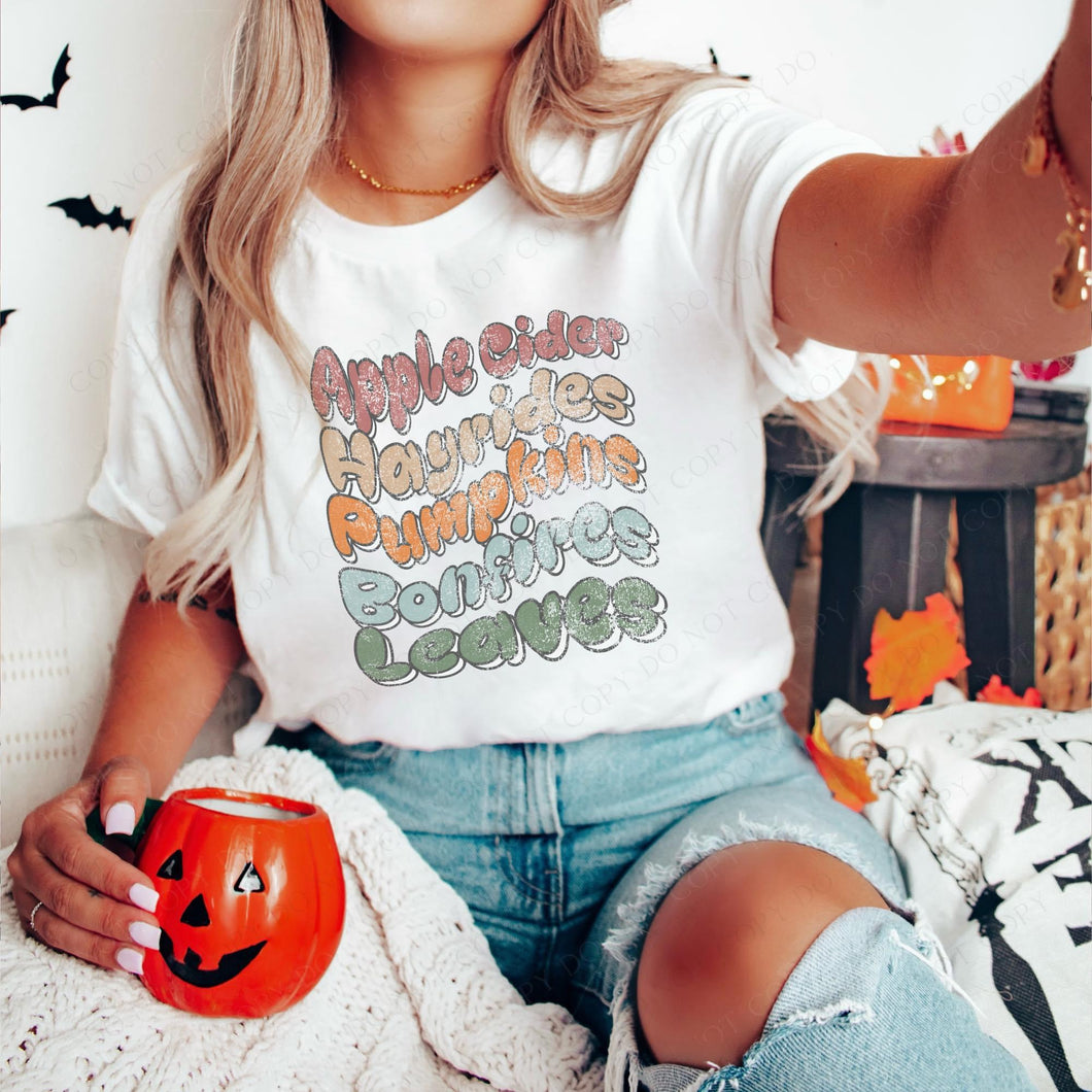 Apple Cider & Hay Rides Tee