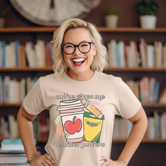 Teaching Gives Me Super Powers Tee