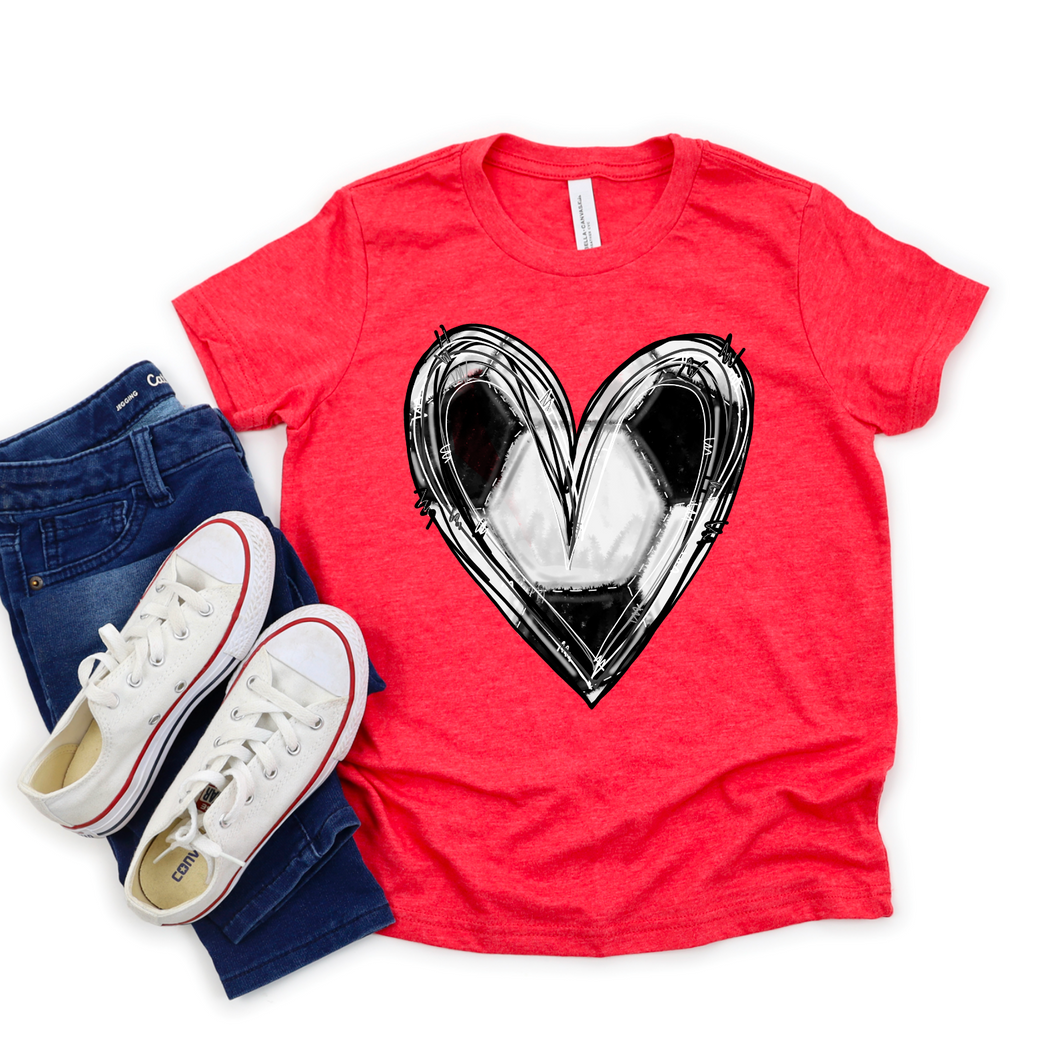 Soccer Heart Tee