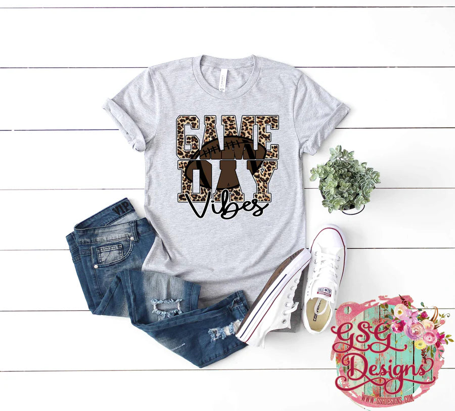 Game Day Vibes Football Tee