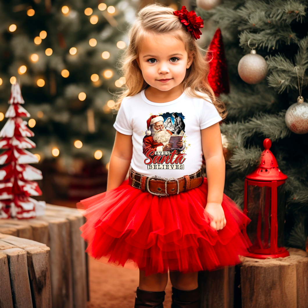 Santa Believes Too Tee