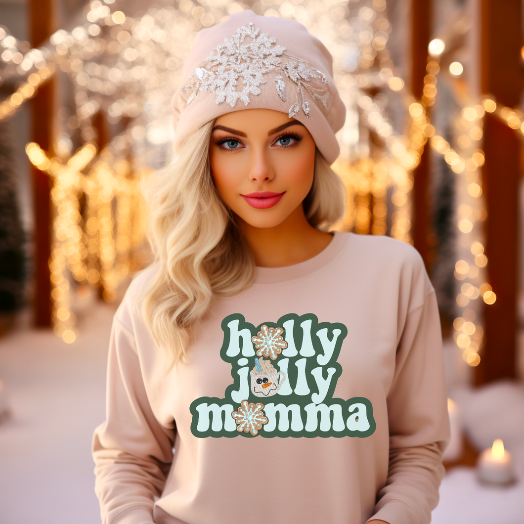 Holly Jolly Mom Sweatshirt