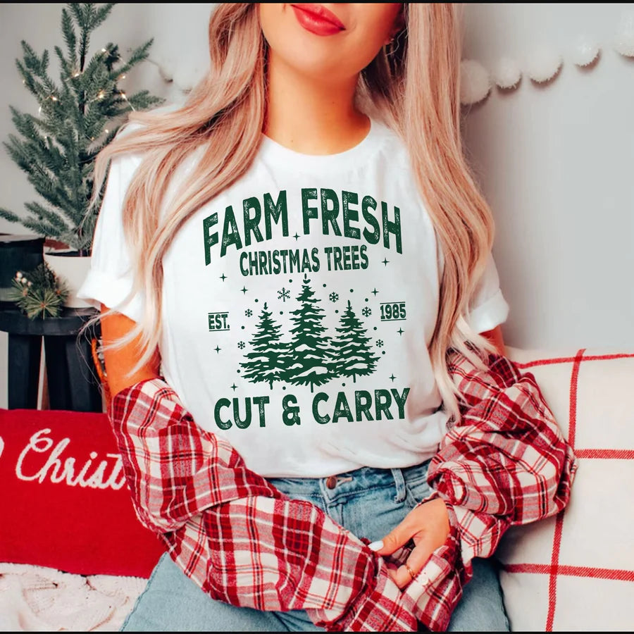 Farm Fresh Christmas Trees Tee