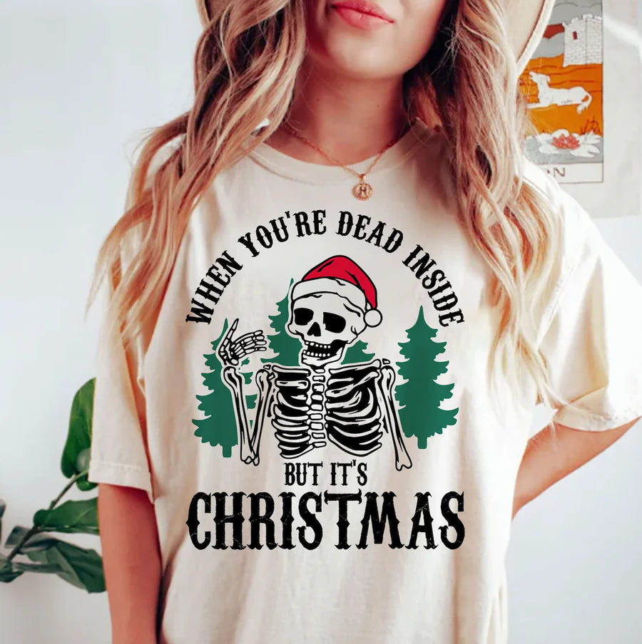 Dead Inside but It’s Christmas Tee