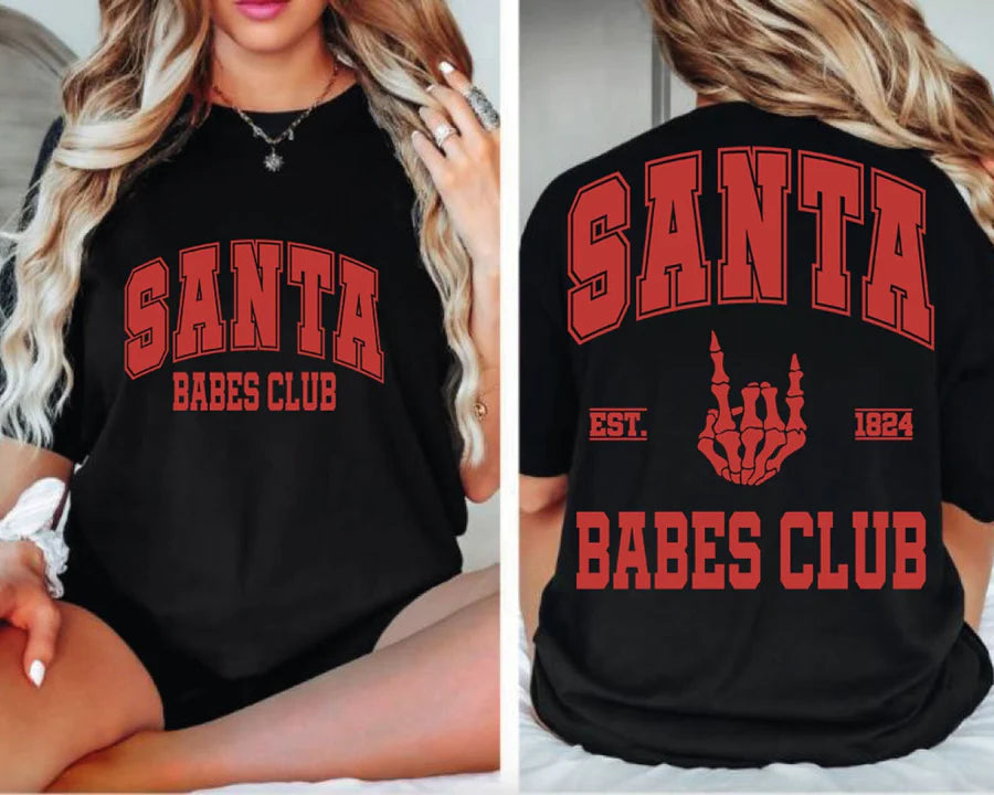 Santa Babes Club Tee