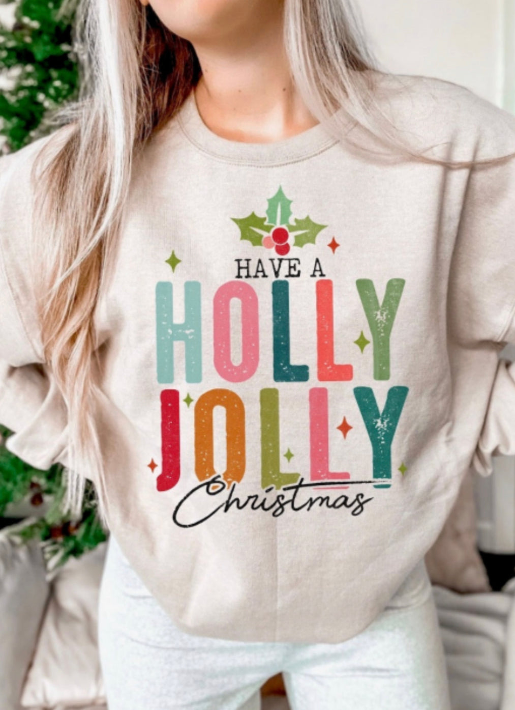 Holly Jolly Christmas Sweatshirt