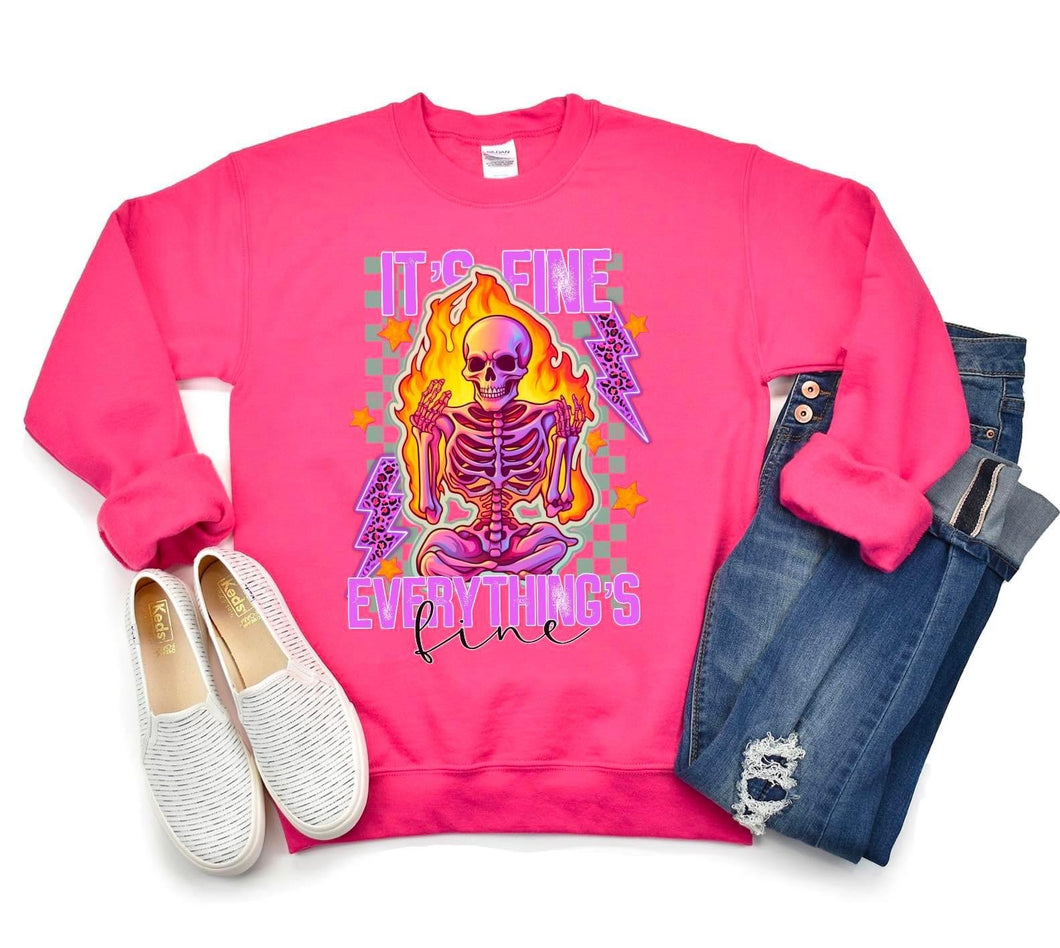 Everything Is Fine Sweatshirt