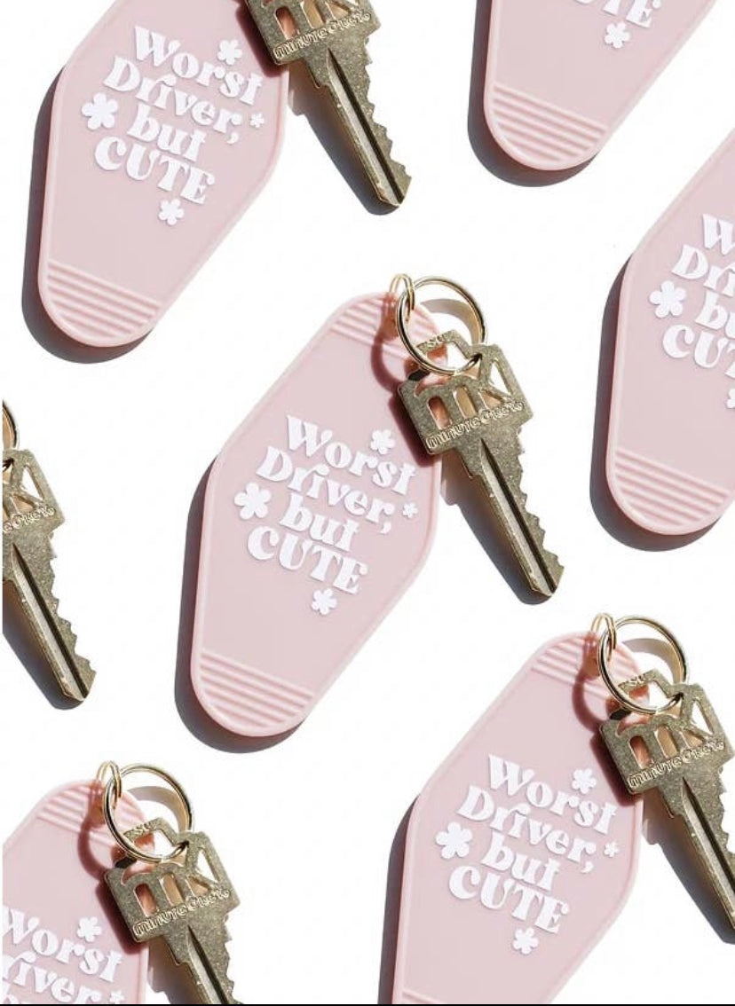 Worst driver but cute keychain