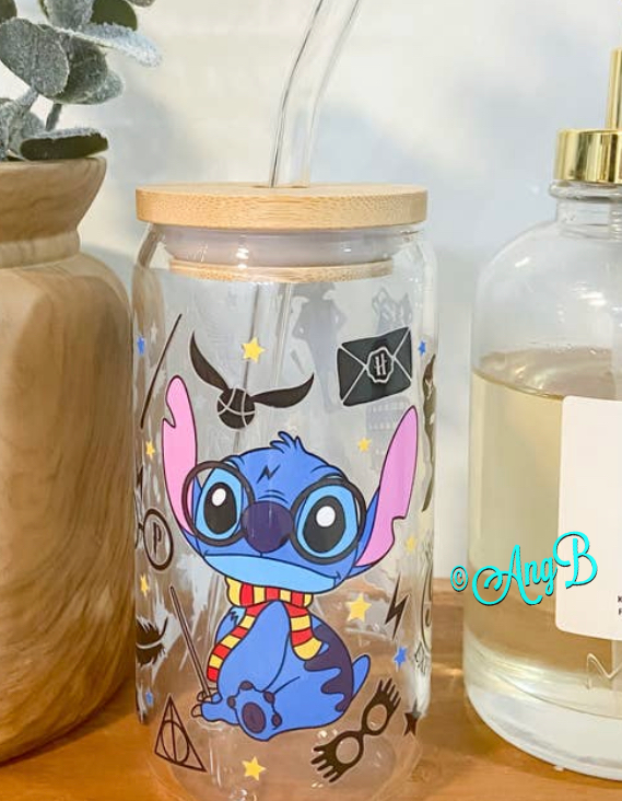 Libby stitch glass can